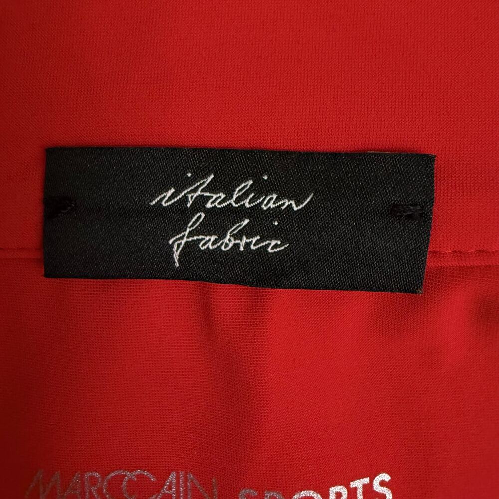 Marc Cain Sports Red Half Zip Stretch Top | N4 | US 10 | MSRP $280 - Picture 10 of 16